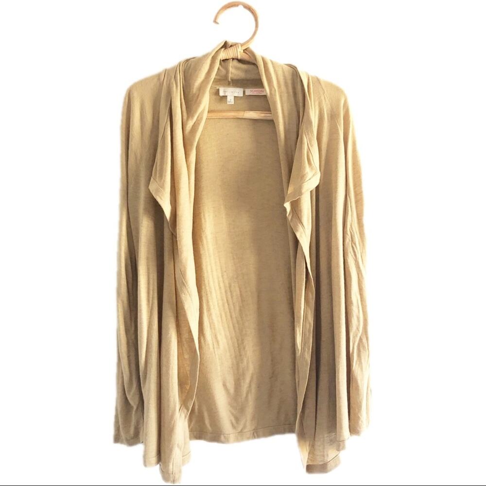 The Limited “Scandal” Collection Open Lightweight Cardigan Camel Small $69.50